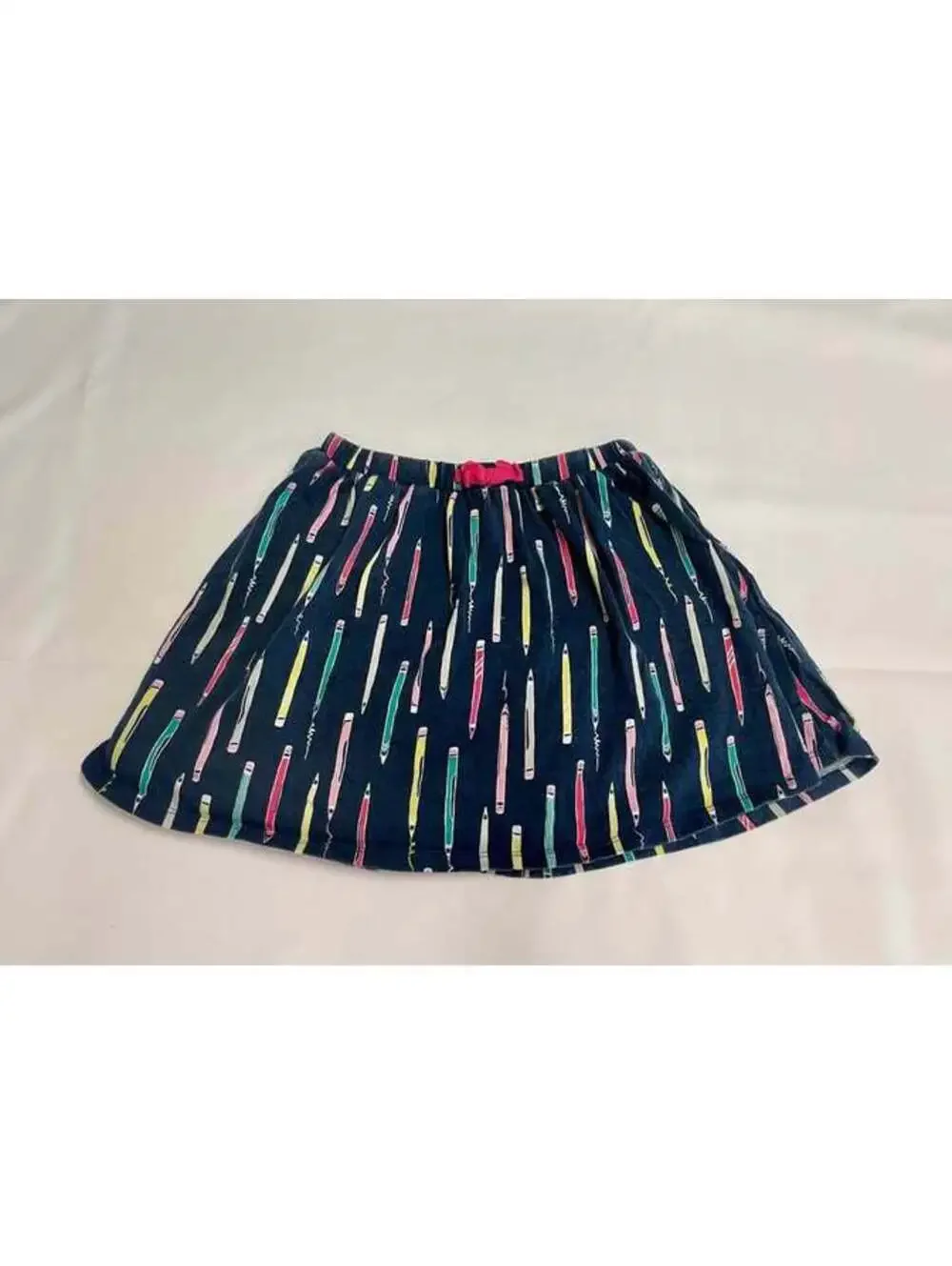 Gymboree Girls Size 8 Navy Pencil Print Twirl Skort